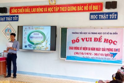 Tổ chức hội thi đố vui để học chào mừng kỷ niệm 50 năm ngày giải phóng Ba Tơ ( 30/10/1972-30/10/2022)