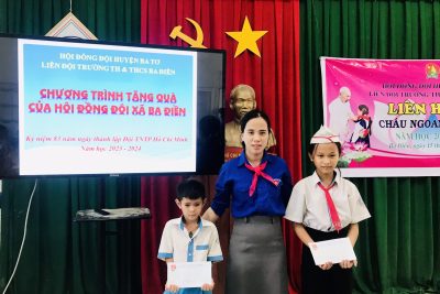 Tổ chức liên hoan cháu ngoan Bác Hồ và học sinh nghèo vượt khó học tập- Năm học 2023-2024