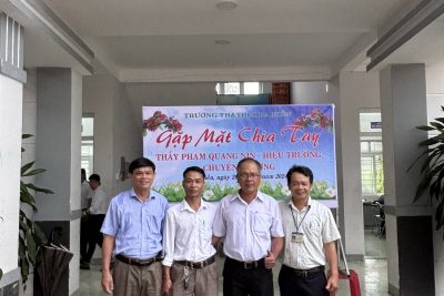 Gặp mặt – Chia tay đồng chí Hiệu trưởng chuyển công tác