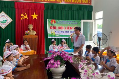 Liên đội Trường TH&THCS Ba Điền tổ chức Đại hội Liên đội năm học 2024 – 2025
