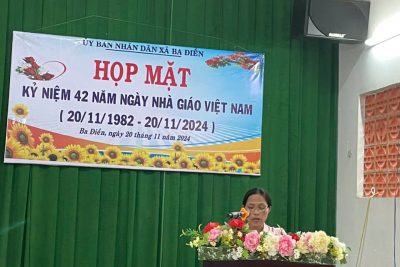 TỔ CHỨC LỄ KỶ NIỆM 42 NĂM NGÀY NHÀ GIÁO VIỆT NAM 20/11/2024