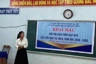 Hội thi giáo viên giỏi cấp trường năm học 2024-2025