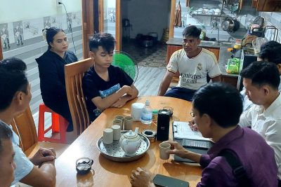 Công tác vận động học sinh ra lớp đầu năm học 2025-2026