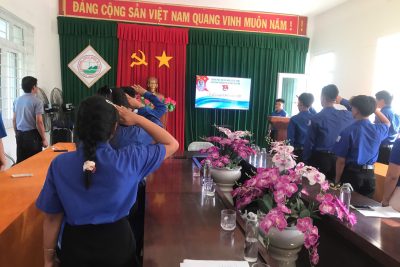 TỔ CHỨC LỄ KẾT NẠP ĐOÀN VIÊN MỚI VÀ TRƯỞNG THÀNH ĐOÀN NĂM HỌC 2025–2026